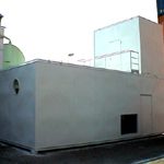 Sonderanfertigung eines Containers für einen 3,2 t/h Dampfkessel inklusive kompletter Wasseraufbereitung